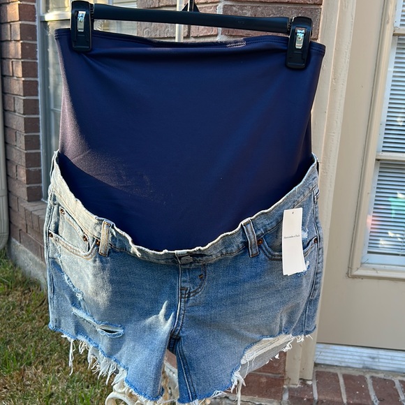 Abercrombie & Fitch Shorts Abercrombie And Fitch Maternity Ripped Shorts Poshmark